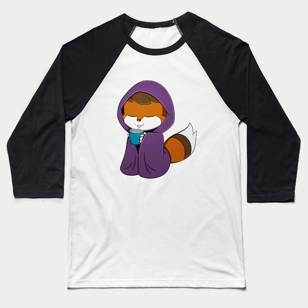 Cozy Cinder Baseball T-Shirt by Firestorm Fox